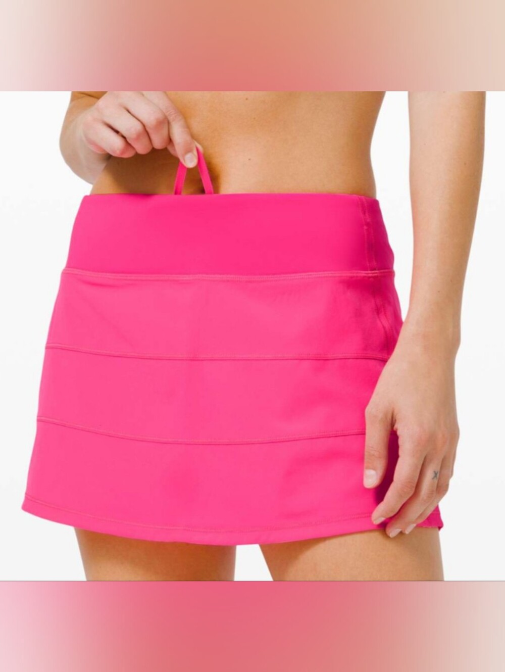 Lululemon size 12 pink Pace Rival Skirt